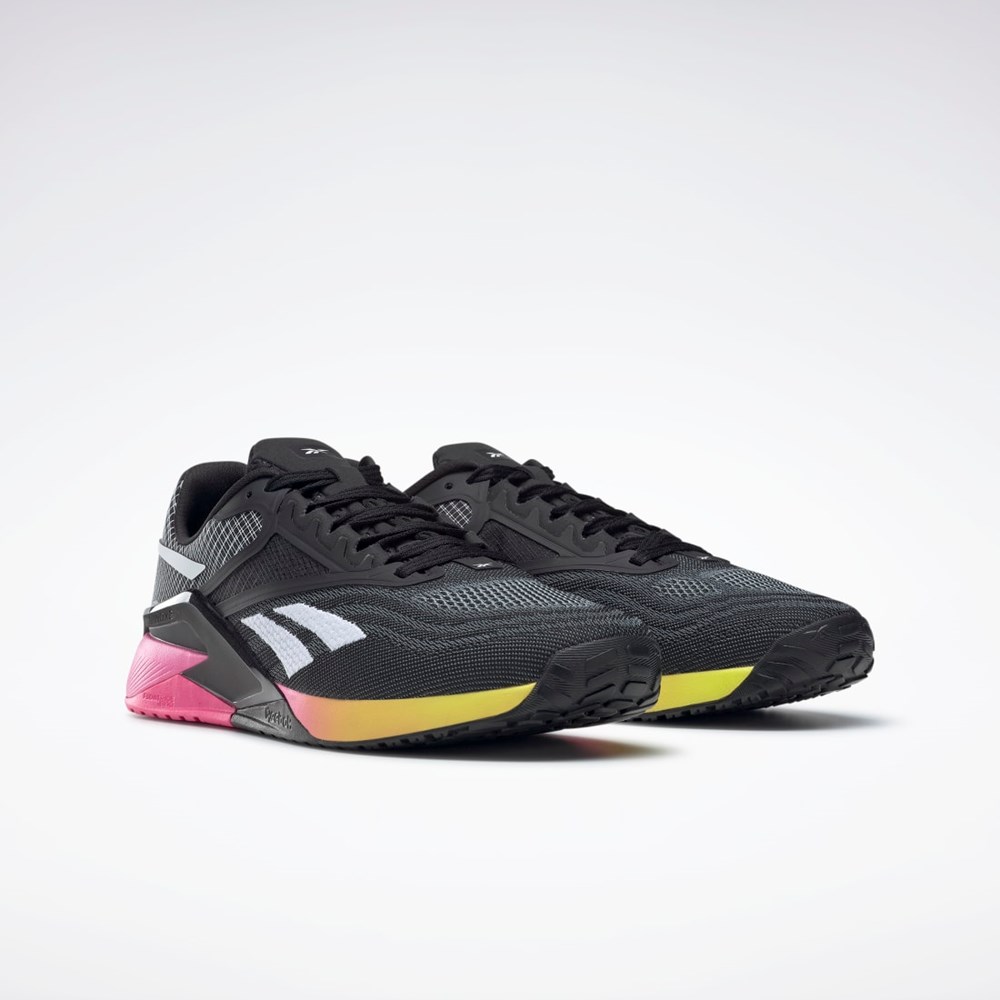 Reebok Reebok Nano X2 Treningowe Shoes Czarne Różowe Żółte | VRXU-49167