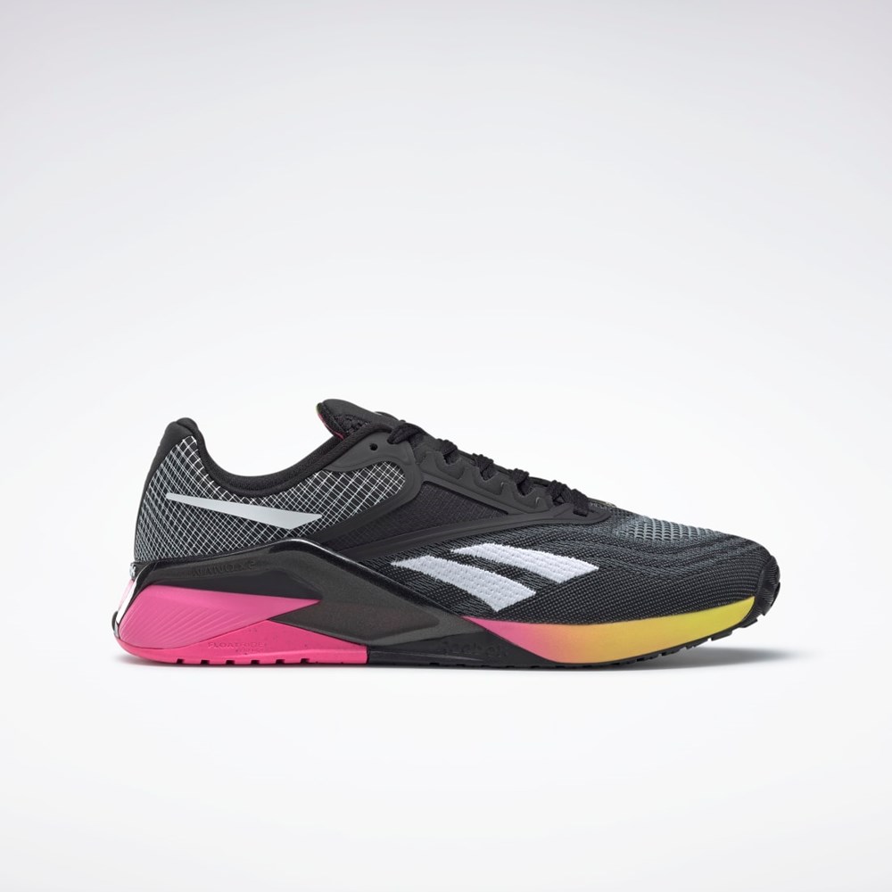 Reebok Reebok Nano X2 Treningowe Shoes Czarne Różowe Żółte | VRXU-49167