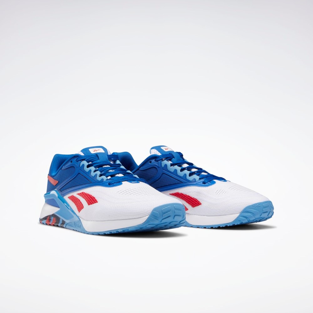 Reebok Reebok Nano X2 Treningowe Shoes Niebieskie Białe Czerwone | CSMW-04713