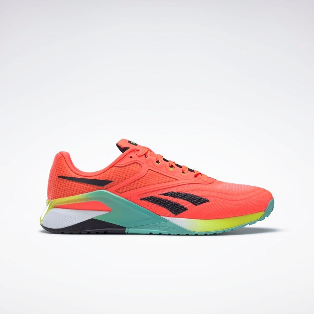 Reebok Reebok Nano X2 Treningowe Shoes Pomarańczowe Czarne Żółte | HYZE-49253