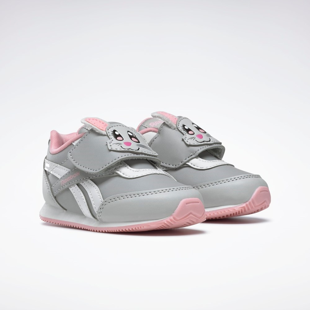 Reebok Reebok Royal Classic Jogger 2 KC Shoes - Toddler Szare Szare Różowe | PUCY-51739