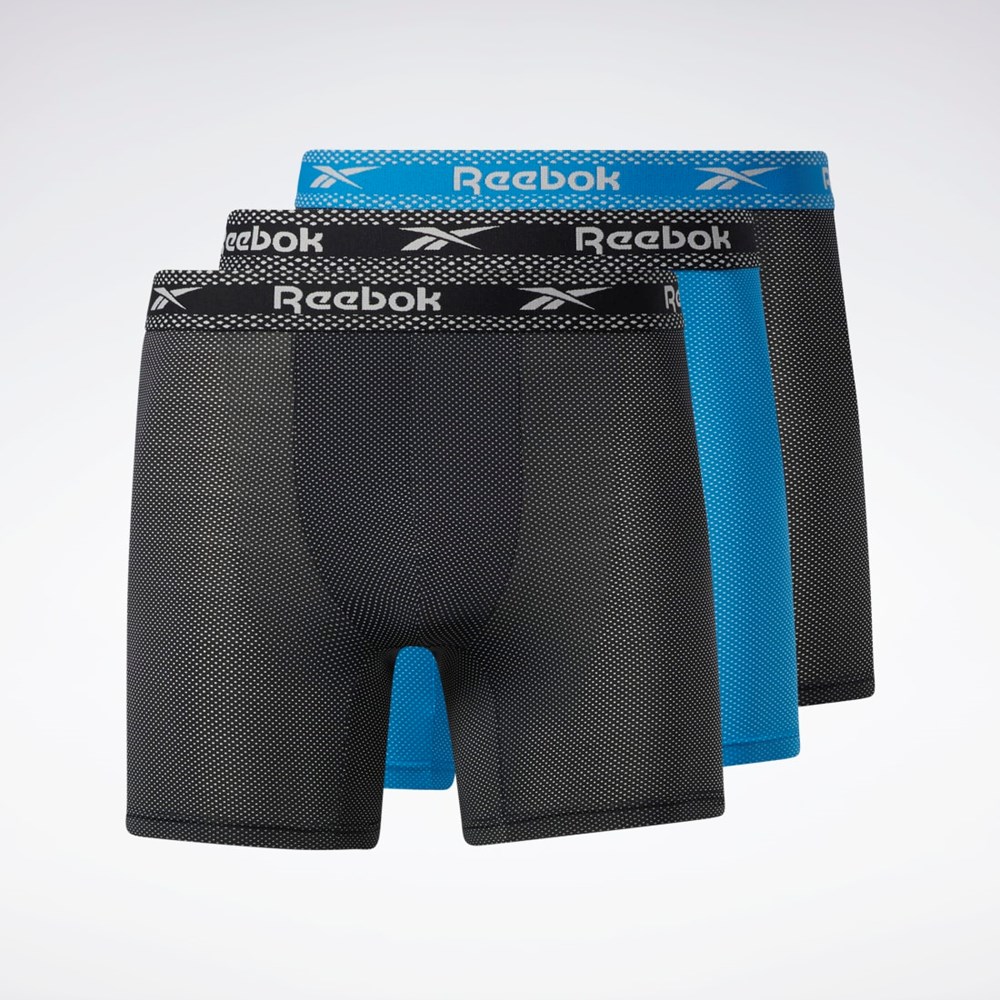 Reebok Reebok Super Soft Nylon Performance Bokser Briefs 3 Pairs Multi | SPWJ-68527