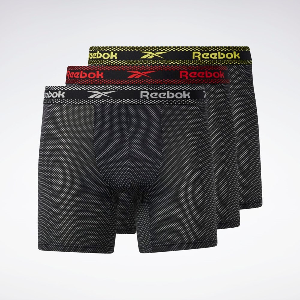 Reebok Reebok Super Soft Nylon Performance Bokser Briefs 3 Pairs Multi | WTZA-85032