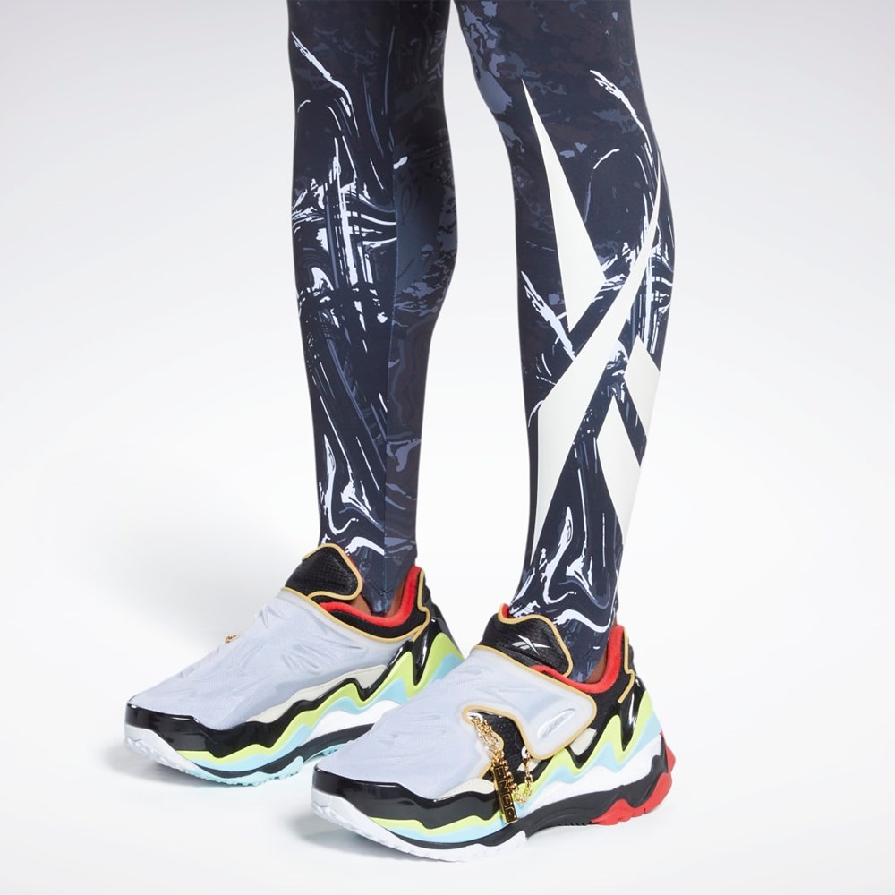 Reebok Reebok by Pyer Moss Leggings Czarne | EZJB-14527