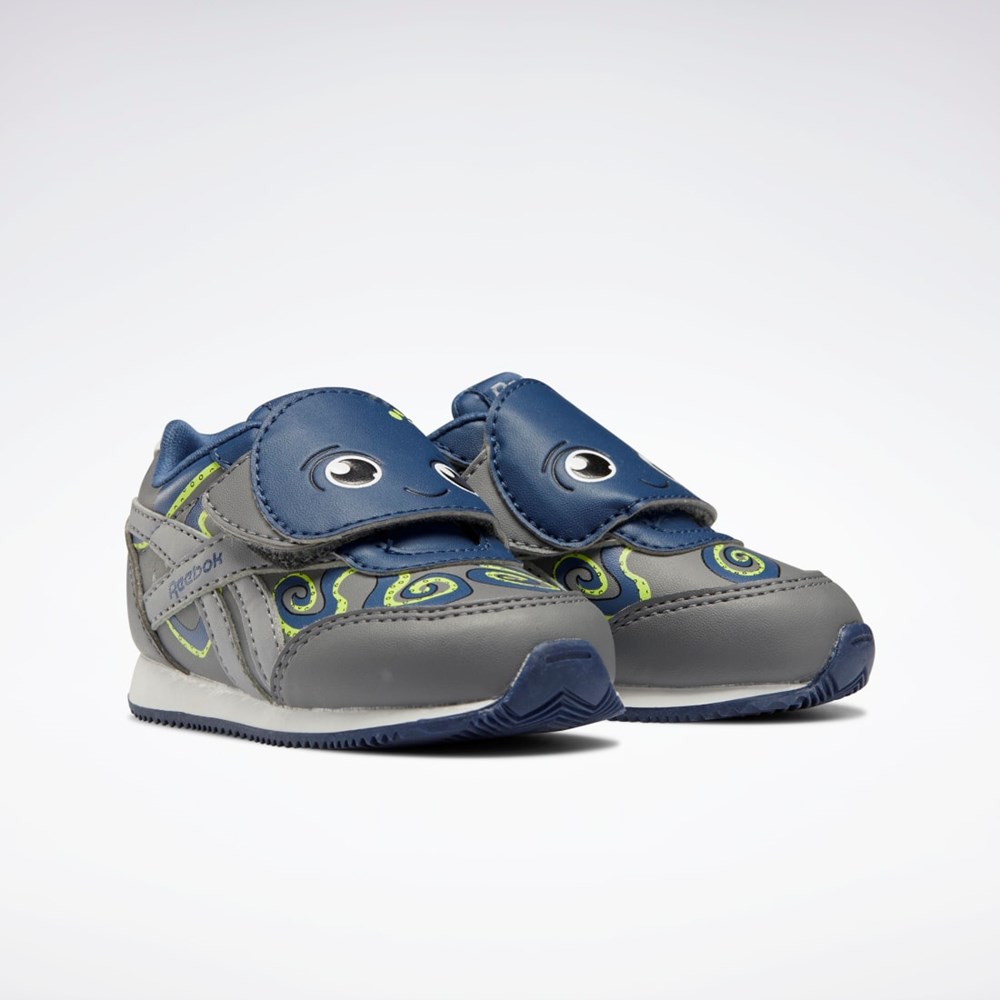 Reebok Royal Classic Jogger 2 Shoes - Toddler Szare Niebieskie Żółte | OJUR-50968