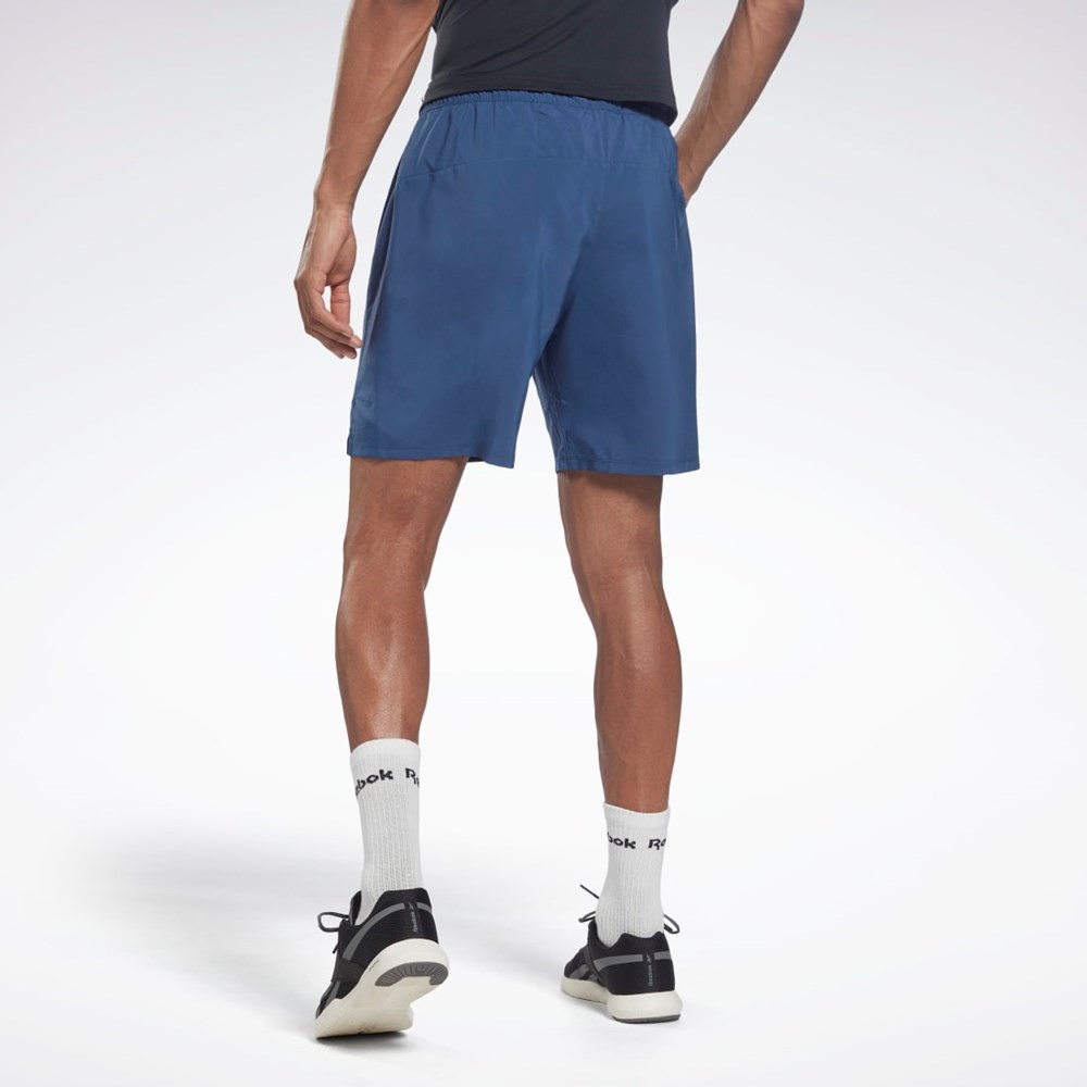 Reebok Speed Shorts 2.0 Niebieskie | VDAF-90248