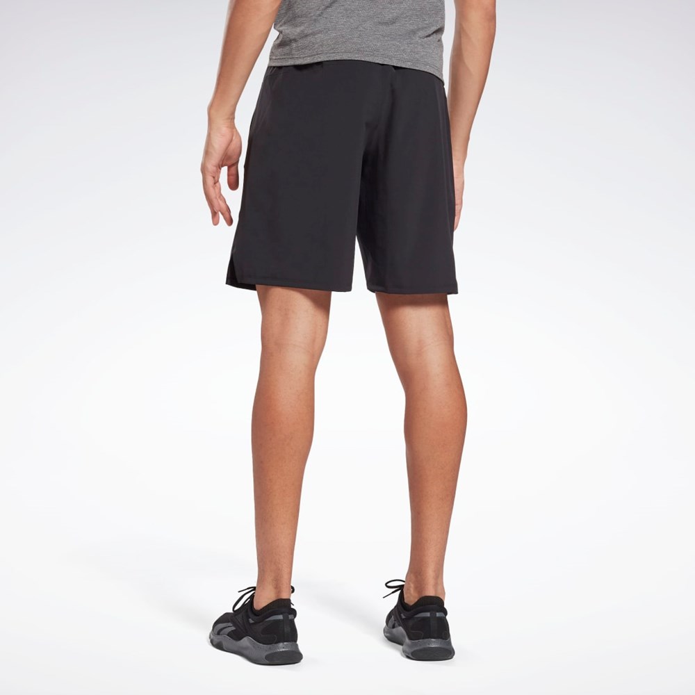 Reebok Speed Shorts Czarne | KSNF-05324