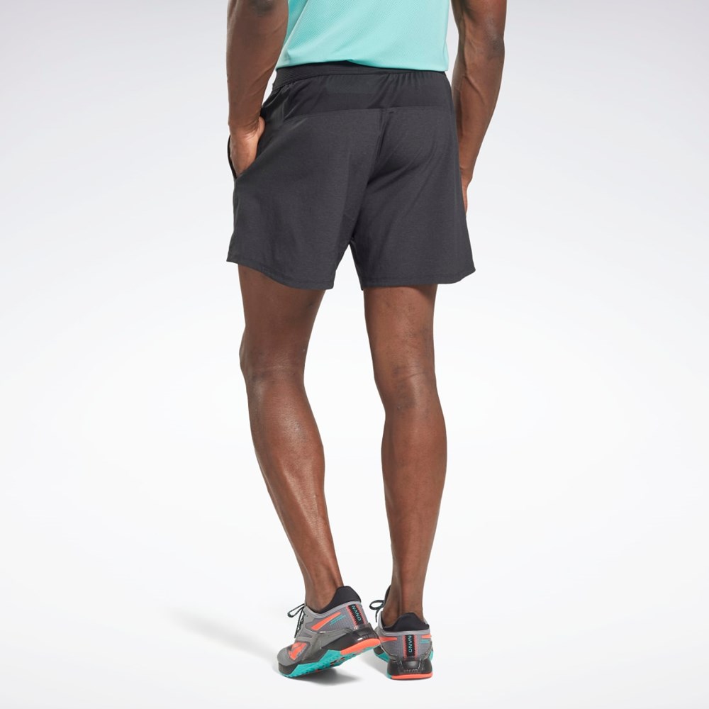 Reebok Strength Shorts 2.0 Czarne | TACY-16809