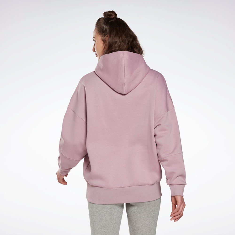 Reebok Studio Recycled Oversize Hoodie Infused Lilac | GOEF-13596