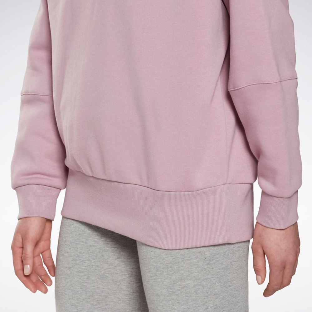 Reebok Studio Recycled Oversize Hoodie Infused Lilac | GOEF-13596