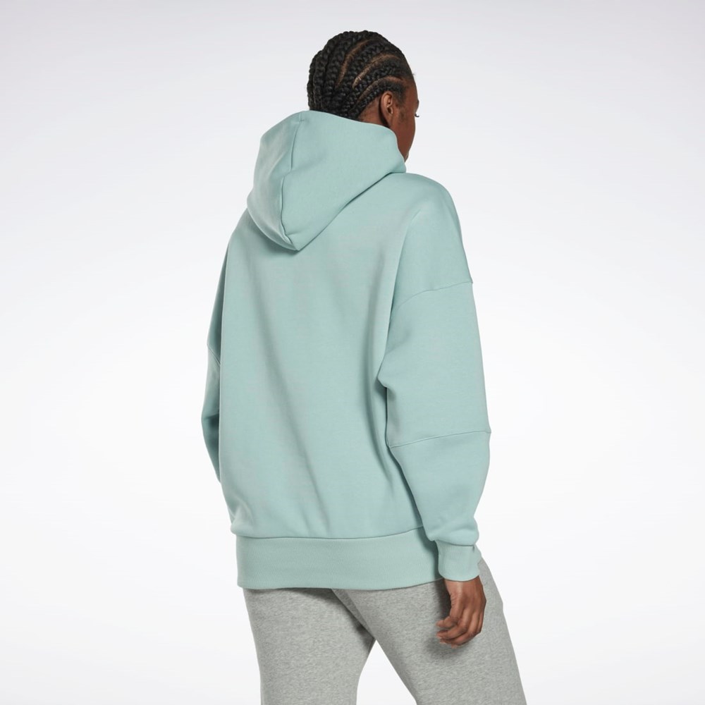 Reebok Studio Recycled Oversize Hoodie Szare | OTDB-03619