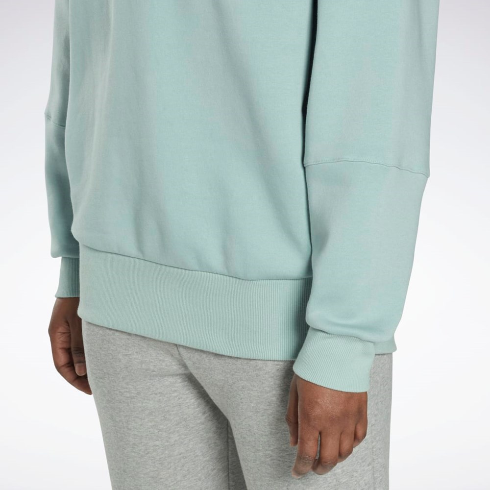 Reebok Studio Recycled Oversize Hoodie Szare | OTDB-03619