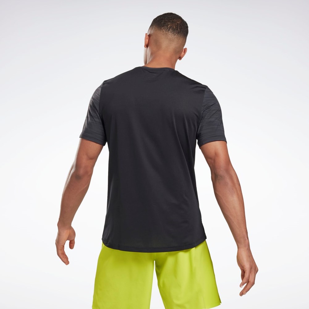 Reebok Tech Styl Activchill Move T-Shirt Czarne | DXWF-58634