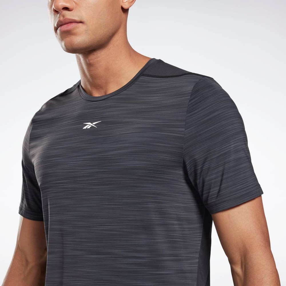 Reebok Tech Styl Activchill Move T-Shirt Czarne | DXWF-58634