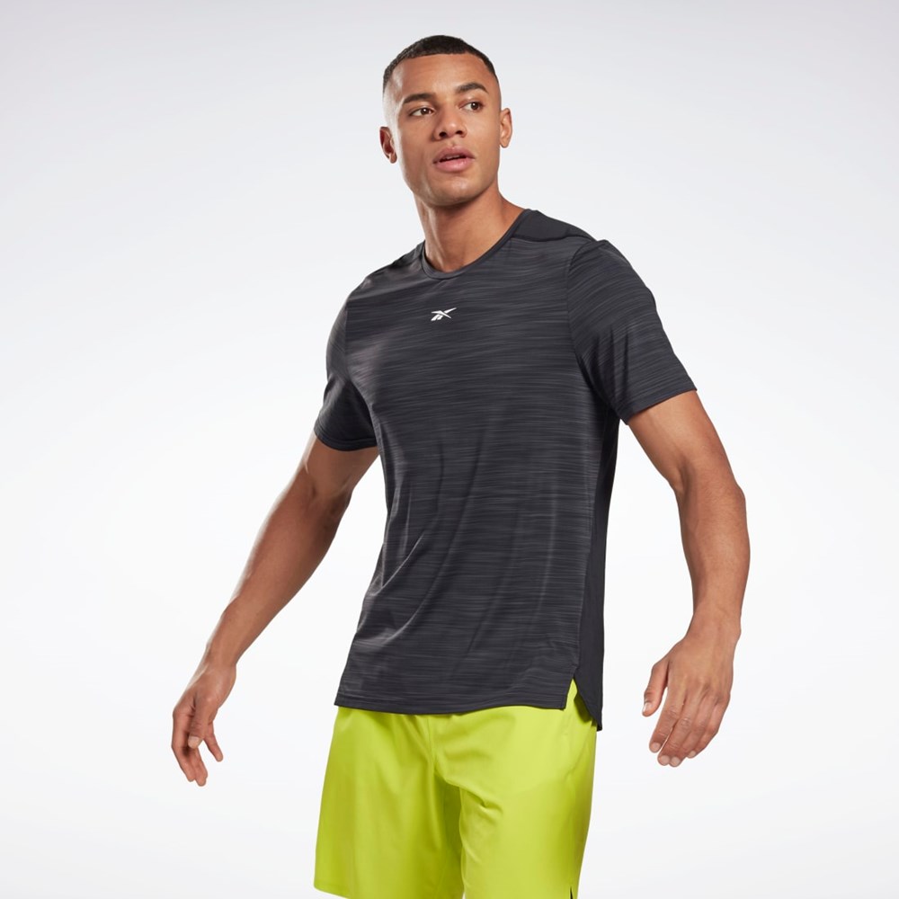 Reebok Tech Styl Activchill Move T-Shirt Czarne | DXWF-58634