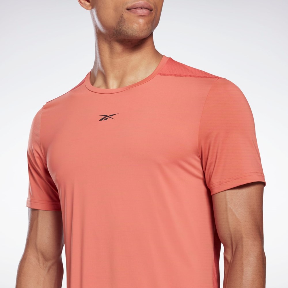 Reebok Tech Styl Activchill Move T-Shirt Rhodonite | TNYI-71405