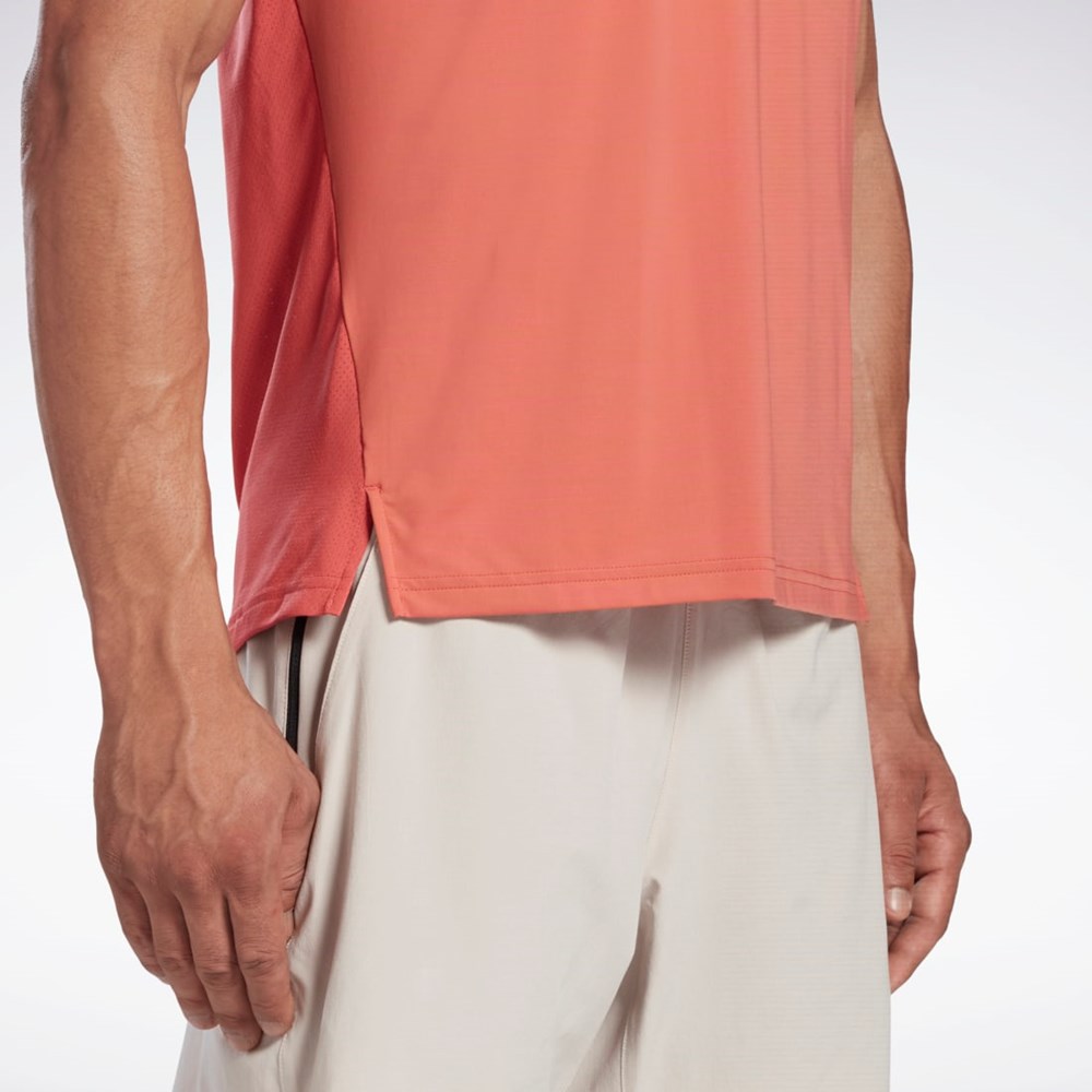 Reebok Tech Styl Activchill Move T-Shirt Rhodonite | TNYI-71405