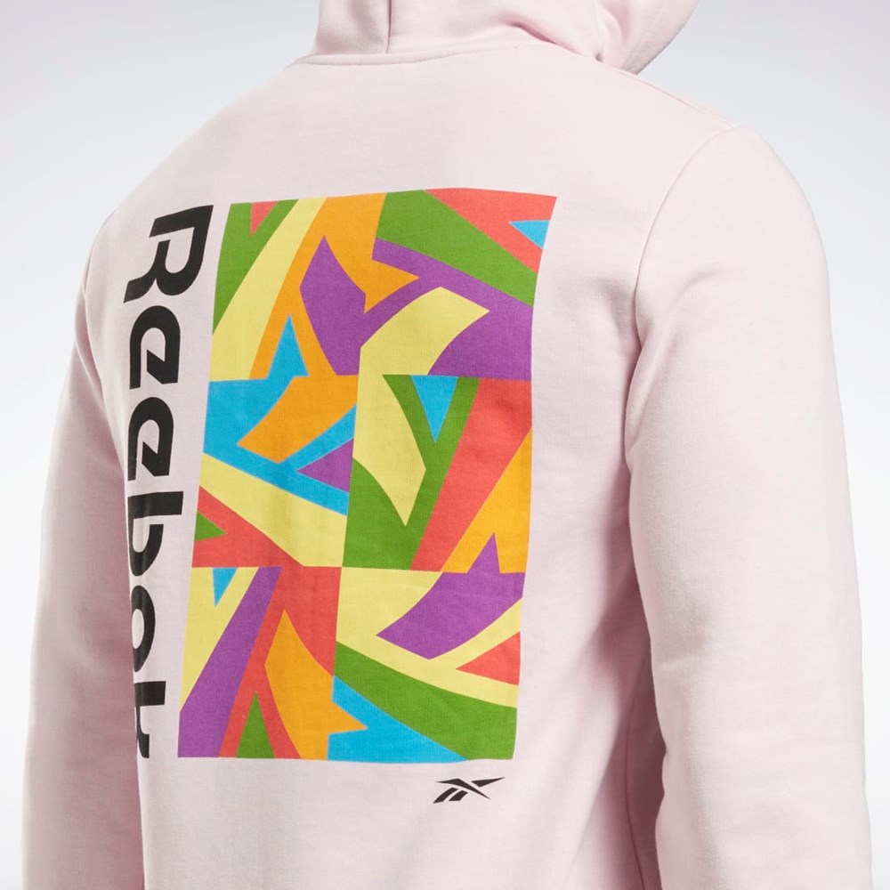 Reebok Tech Styl Pride Grafiką Sweatshirt Frost Berry | OXTK-82640