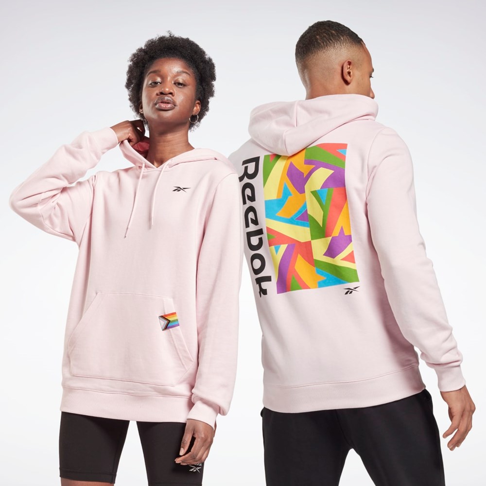 Reebok Tech Styl Pride Grafiką Sweatshirt Frost Berry | OXTK-82640