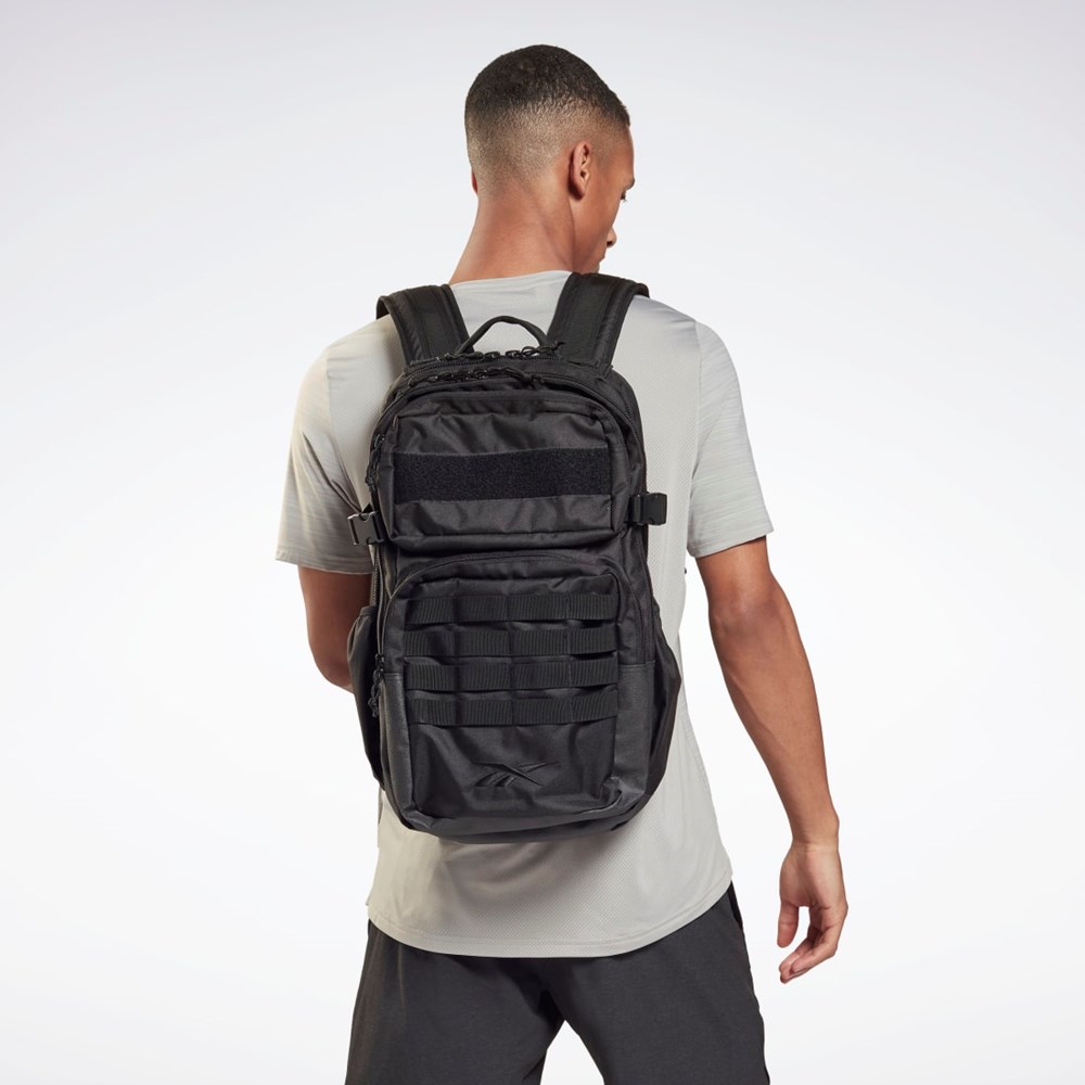 Reebok Treningowe Day Backpack Czarne Czarne Czarne | WRBF-41390