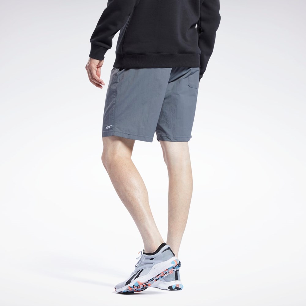 Reebok Treningowe Essentials Utility Shorts Szare | XSLG-37128