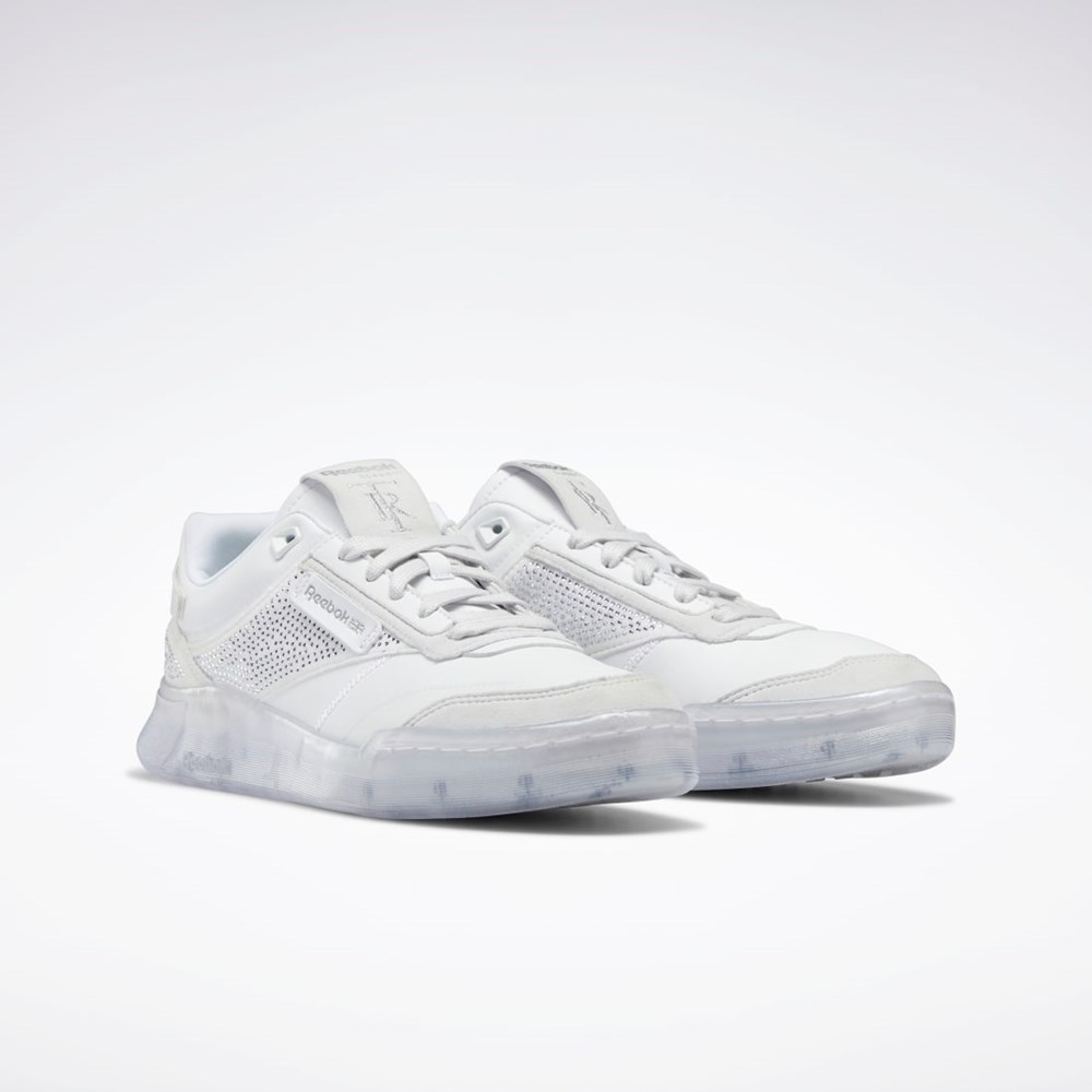 Reebok Très Rasché Club C Legacy Diamanté Shoes Białe Srebrne | YKHE-57603