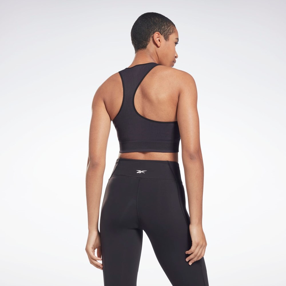 Reebok United By Fitness Myoknit Seamless Top Czarne | WOKZ-76280