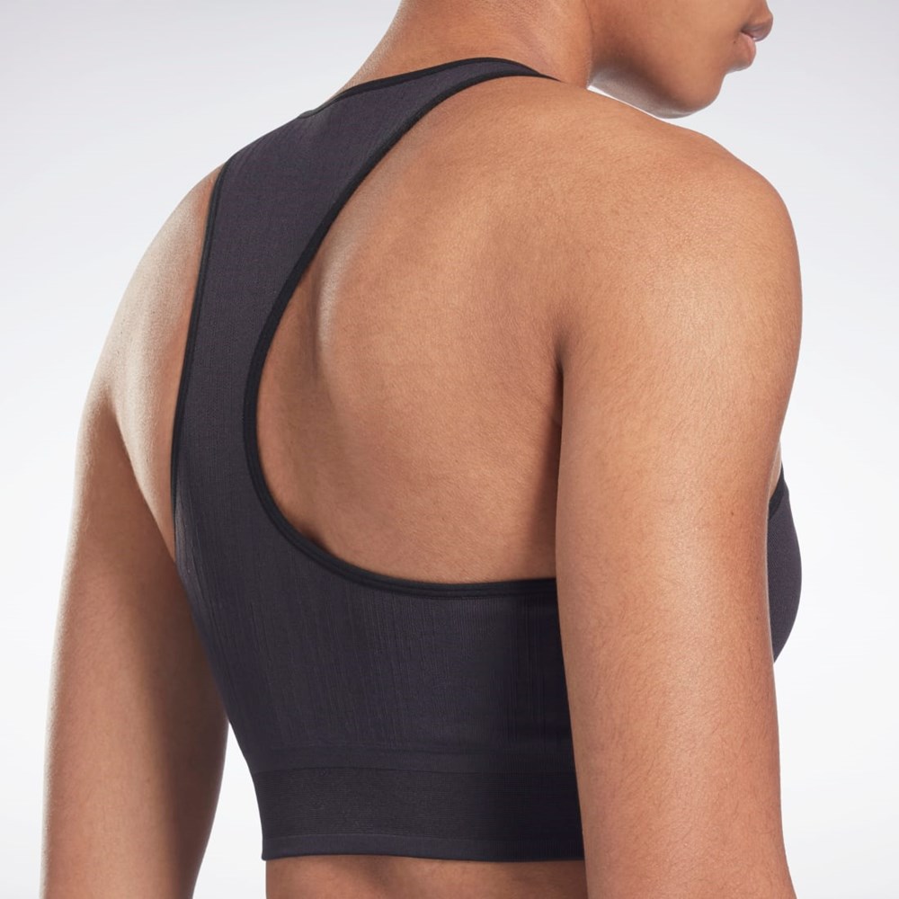 Reebok United By Fitness Myoknit Seamless Top Czarne | WOKZ-76280