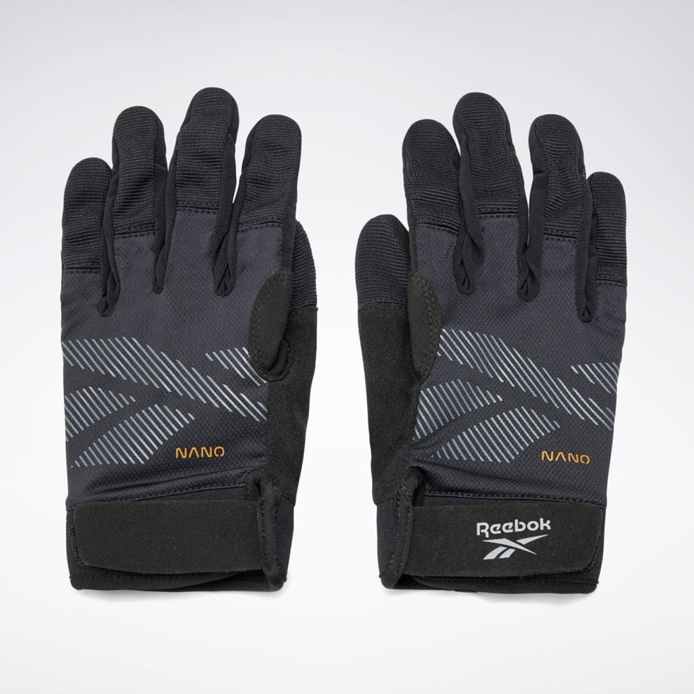 Reebok United by Fitness Treningowe Gloves Czarne | BMJX-81359