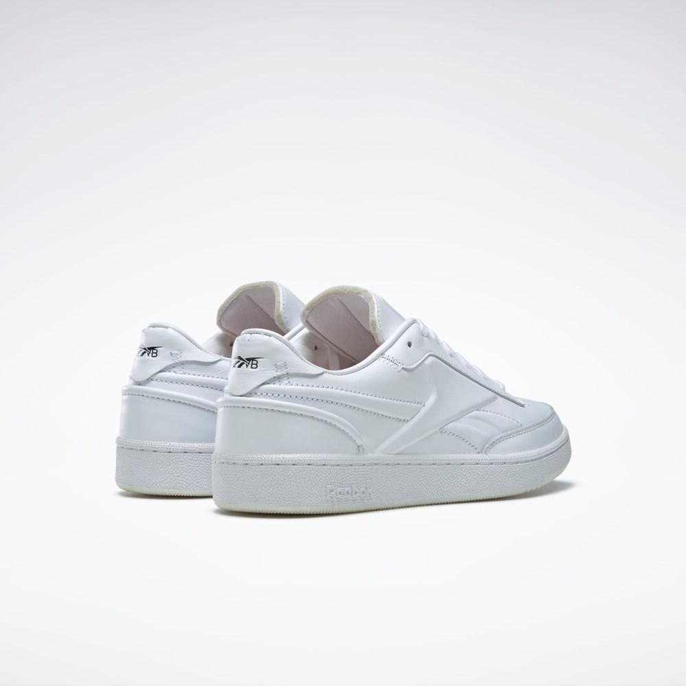 Reebok Victoria Beckham Club C Shoes Białe Białe Czarne | JLAX-54193