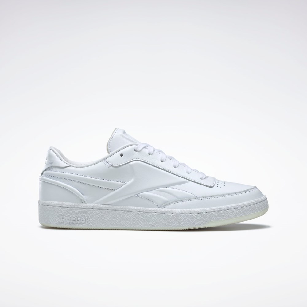 Reebok Victoria Beckham Club C Shoes Białe Białe Czarne | JLAX-54193