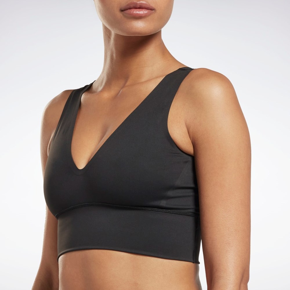 Reebok Victoria Beckham Crop Top Czarne | WJFL-69852