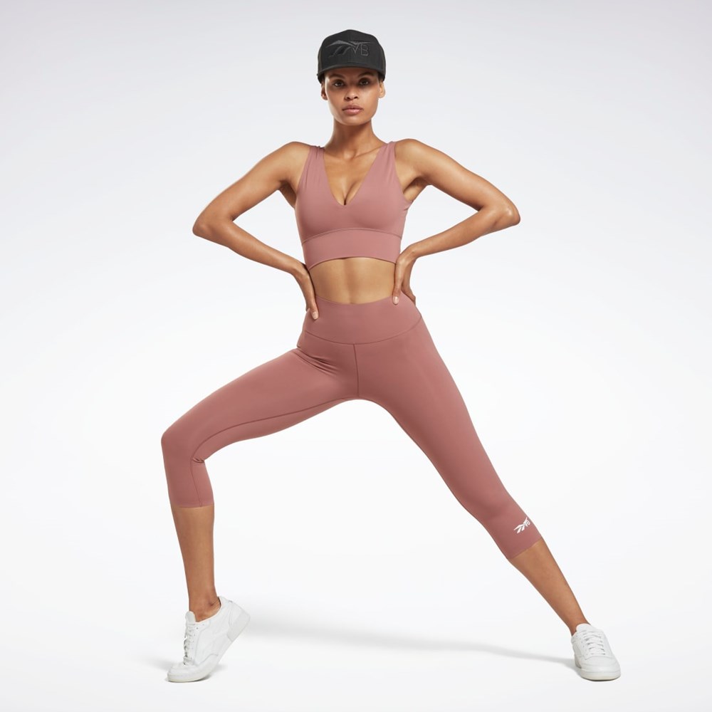 Reebok Victoria Beckham Crop Top Parched Earth | KVOE-07289