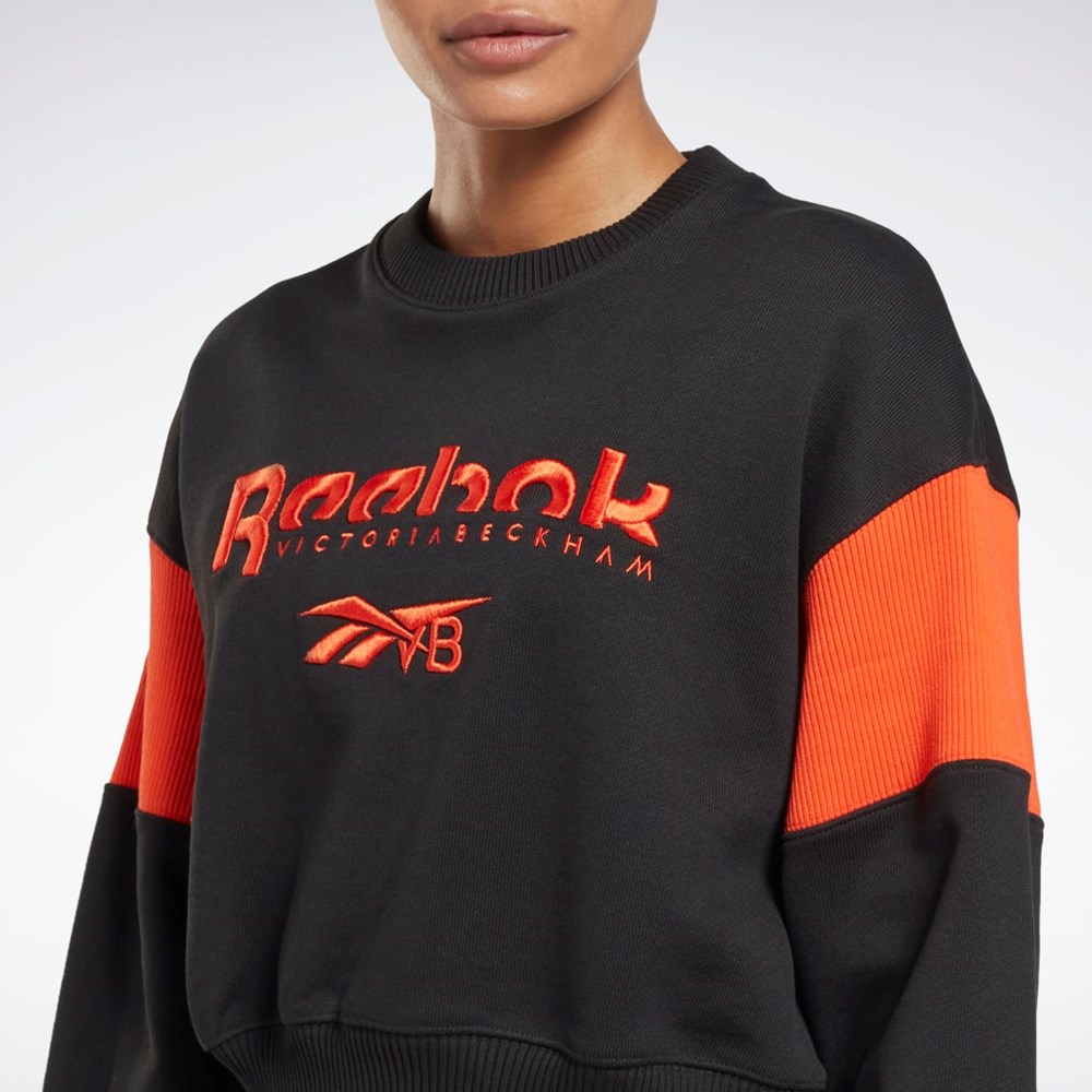 Reebok Victoria Beckham Grafiką Sweatshirt Czarne | LUCY-19426