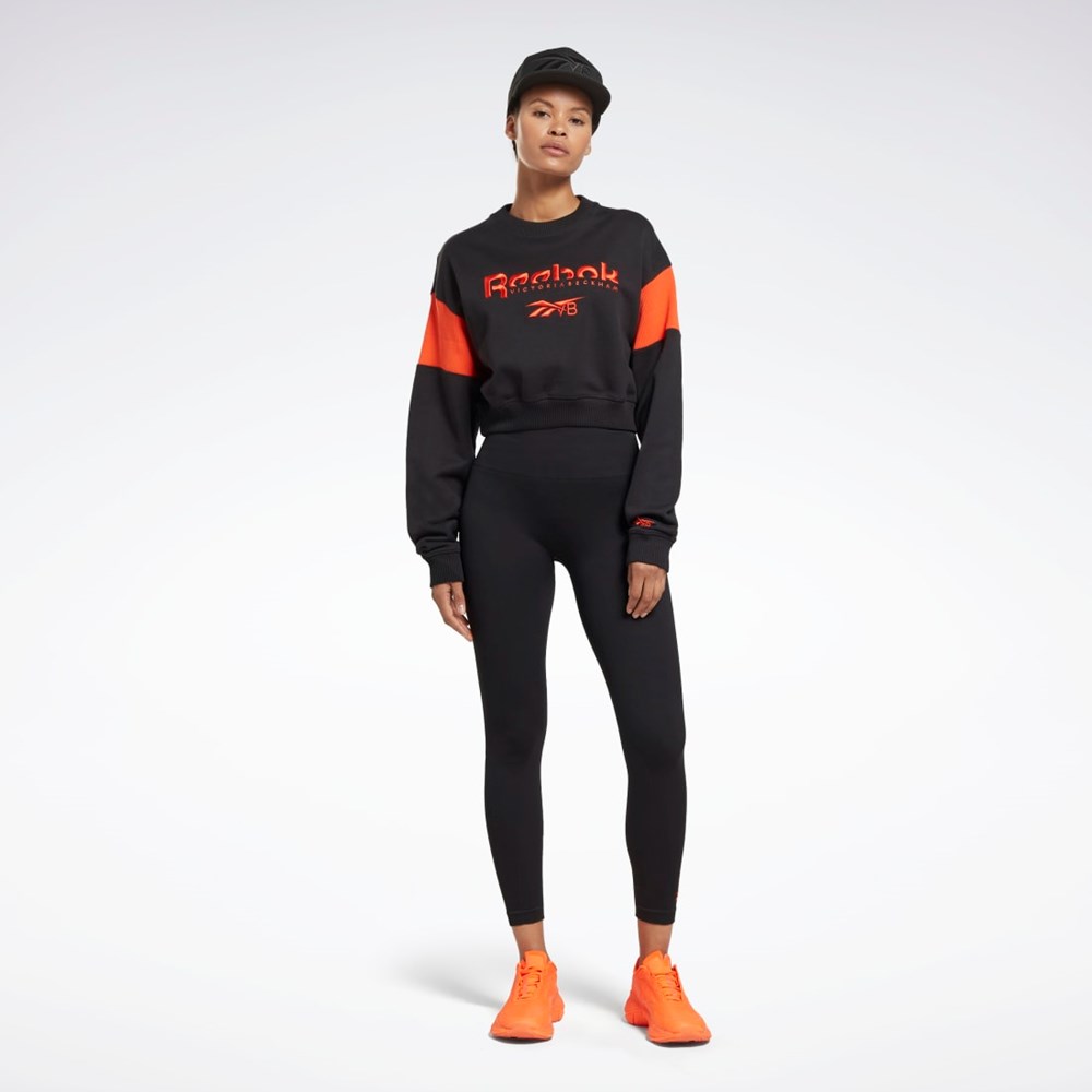 Reebok Victoria Beckham Grafiką Sweatshirt Czarne | LUCY-19426