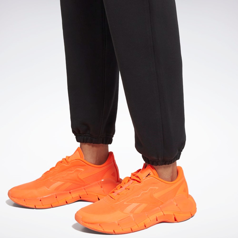 Reebok Victoria Beckham Prosty Leg Joggers Czarne Pomarańczowe | ETVX-09782