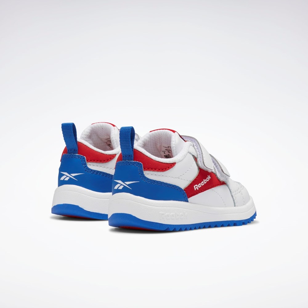 Reebok Weebok Clasp Low Shoes - Toddler Białe Czerwone Niebieskie | LVSZ-07943