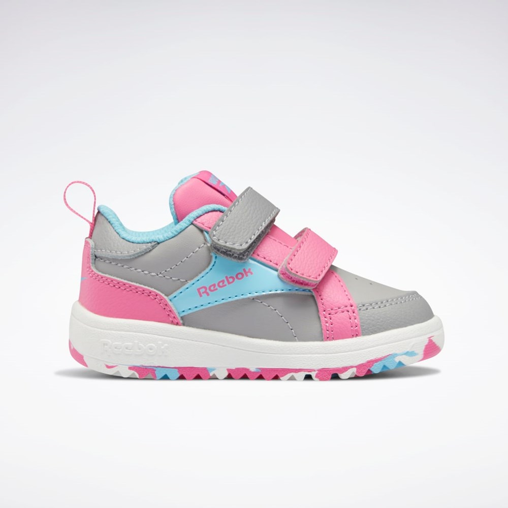 Reebok Weebok Clasp Low Shoes - Toddler Szare Niebieskie Różowe | QAFX-42056