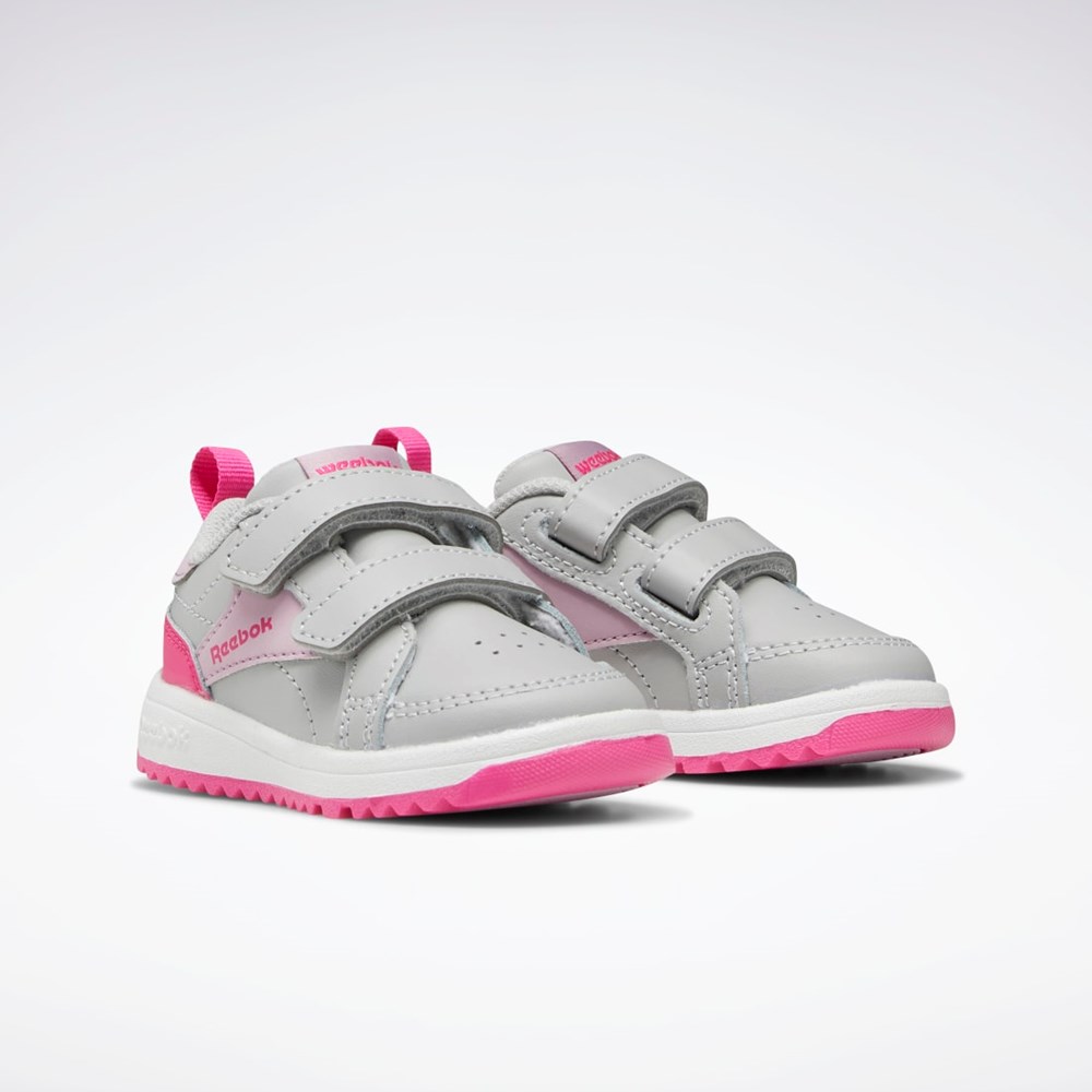 Reebok Weebok Clasp Low Shoes - Toddler Szare Różowe | YLAC-94621