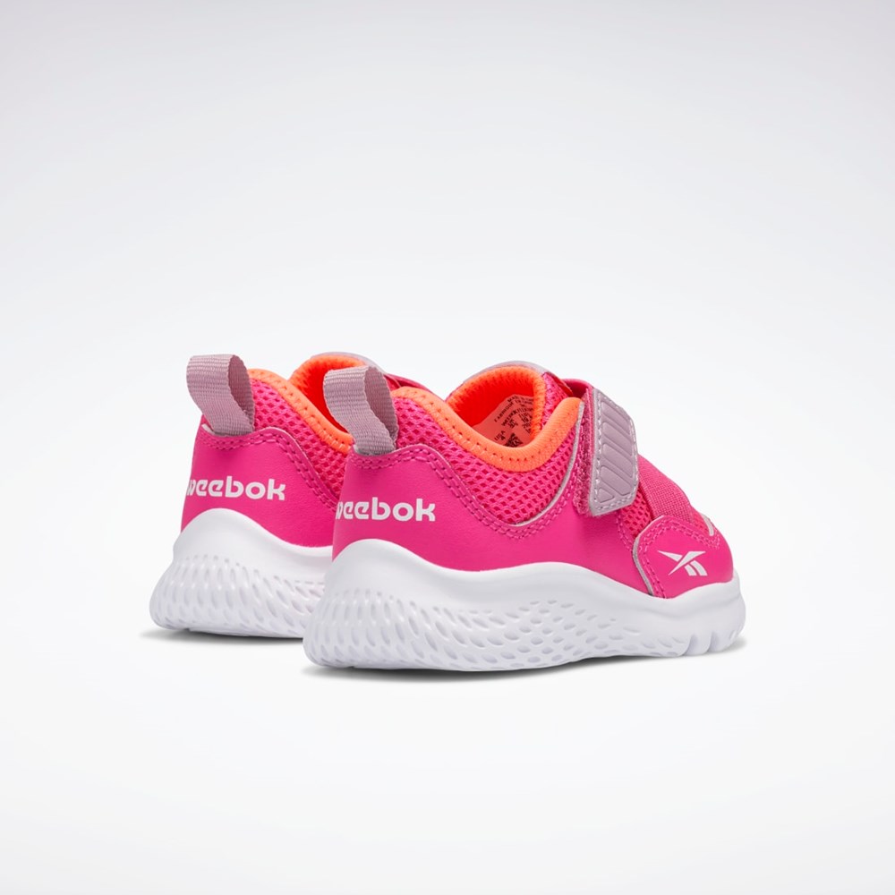 Reebok Weebok Flex Sprint Shoes - Toddler Różowe Białe Pomarańczowe | KERV-81730