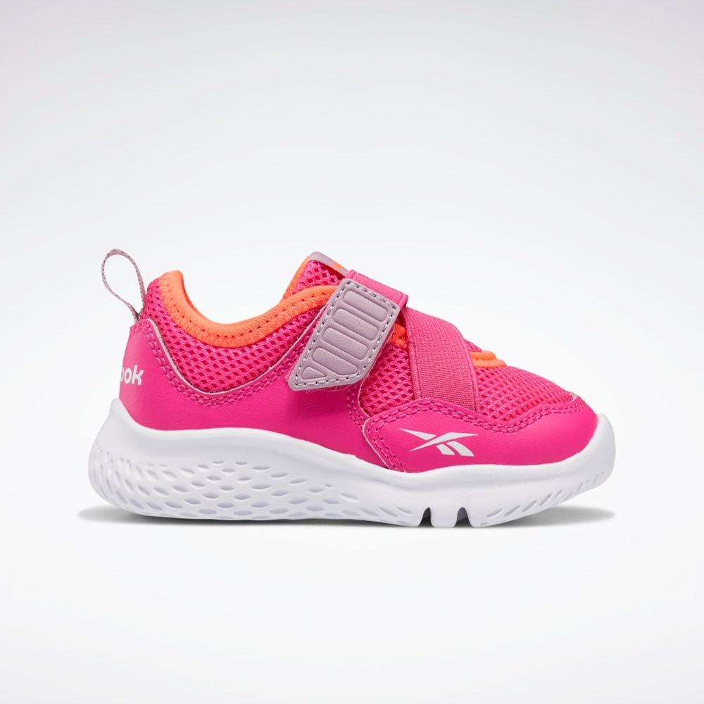 Reebok Weebok Flex Sprint Shoes - Toddler Różowe Białe Pomarańczowe | KERV-81730