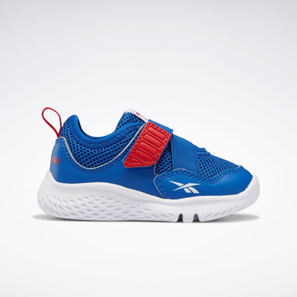 Reebok Weebok Flex Sprint Shoes - Toddler Niebieskie Białe Czerwone | NFWU-90418