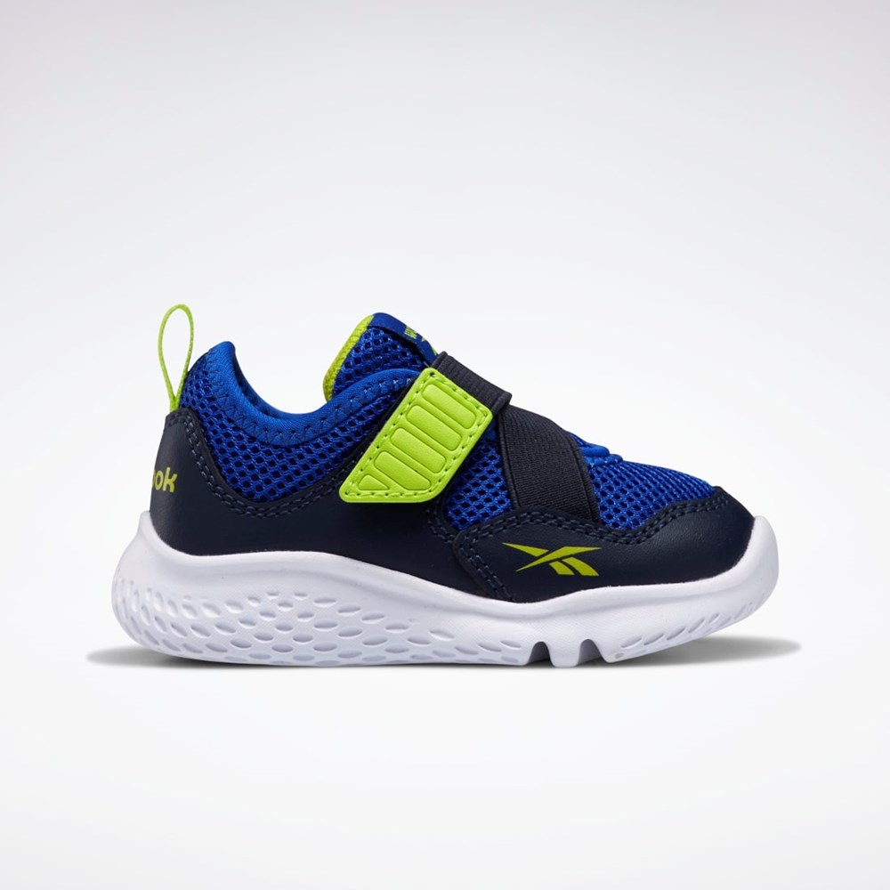 Reebok Weebok Flex Sprint - Toddler Granatowe Niebieskie Żółte | CNLJ-71438