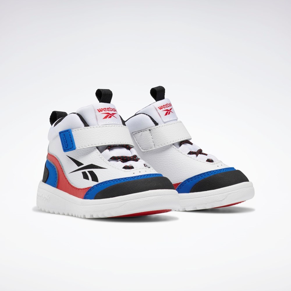 Reebok Weebok Storm X Shoes - Toddler Białe Niebieskie Czerwone | QEUN-68530