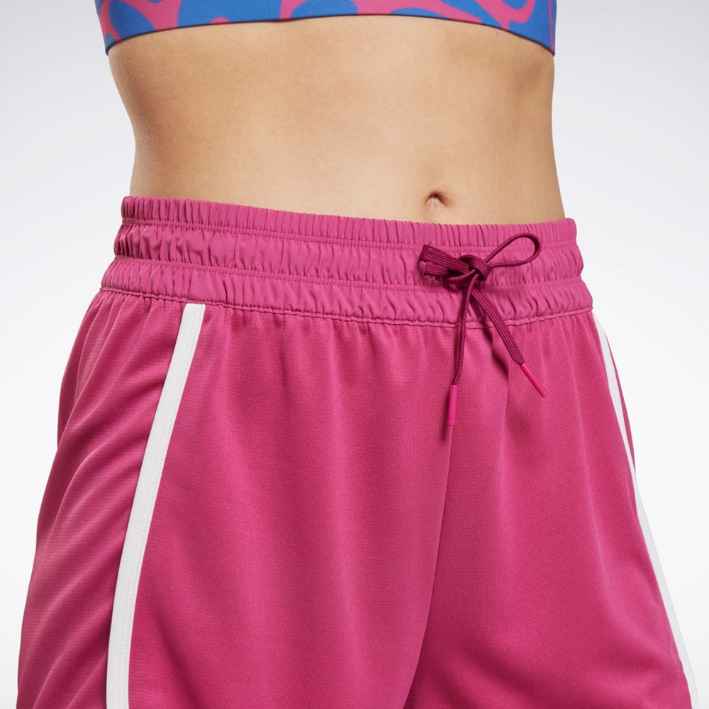 Reebok Workout Ready High-Rise Shorts Różowe | RCSL-31850