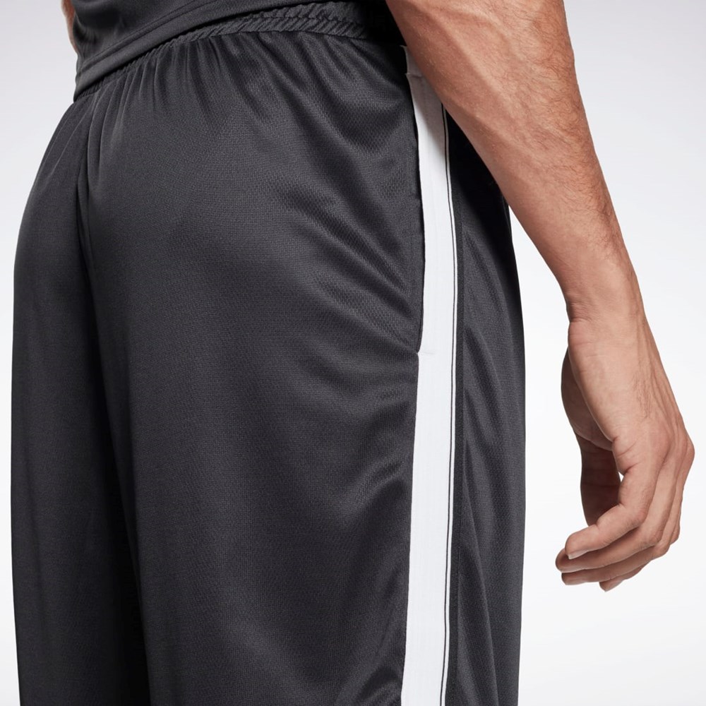 Reebok Workout Ready Mesh Shorts Czarne | XLRW-84925