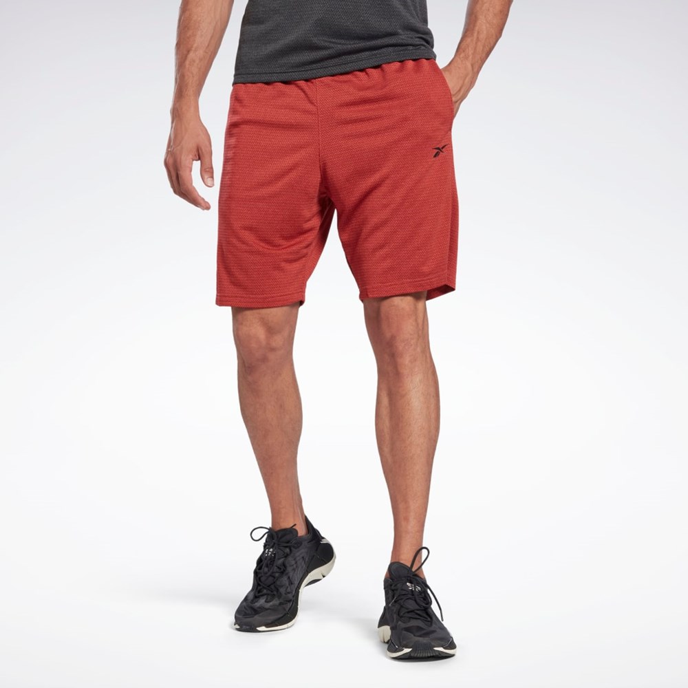 Reebok Workout Ready Mélange Shorts Rhodonite | OALS-49026