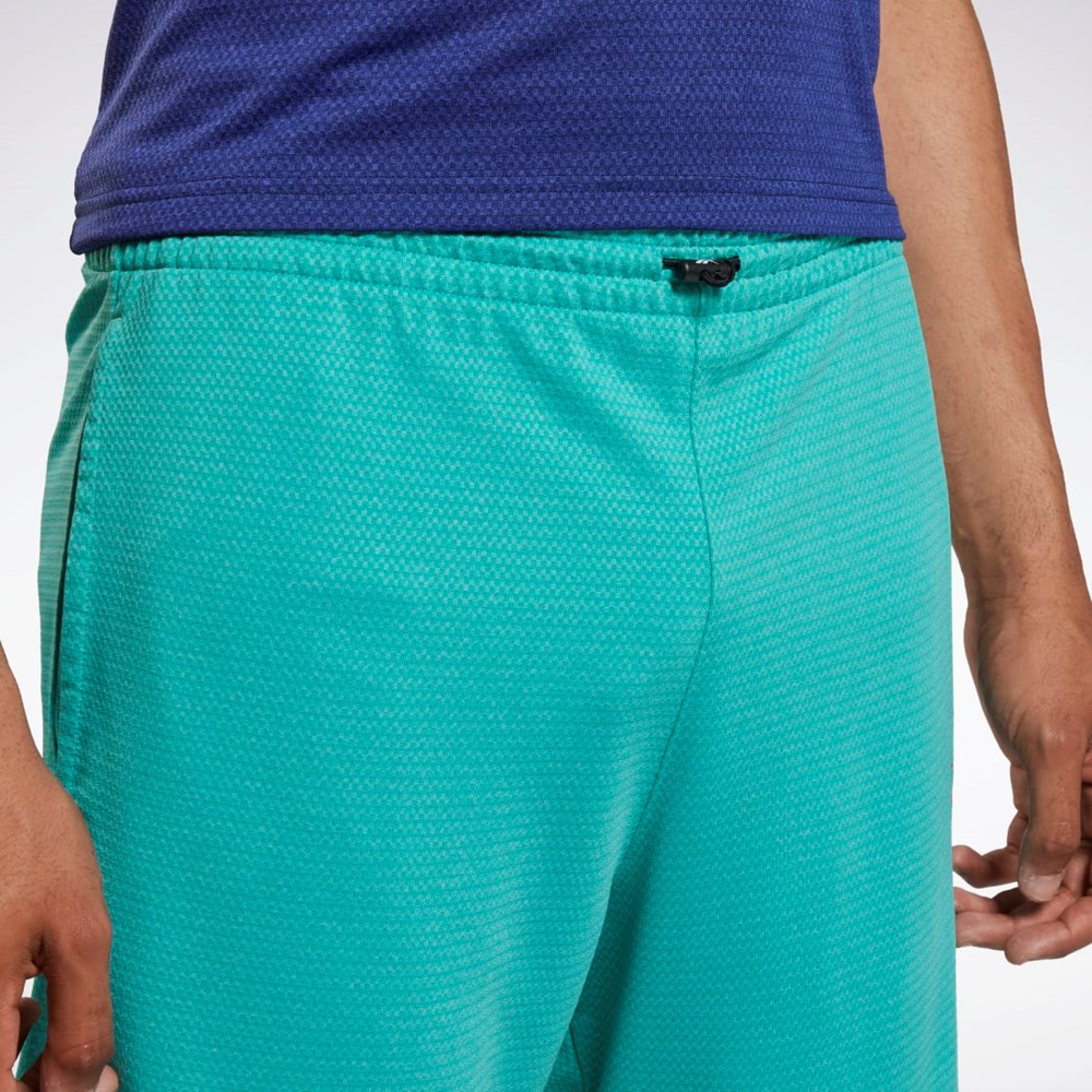 Reebok Workout Ready Mélange Shorts Semi Classic Teal | ZIVF-06851