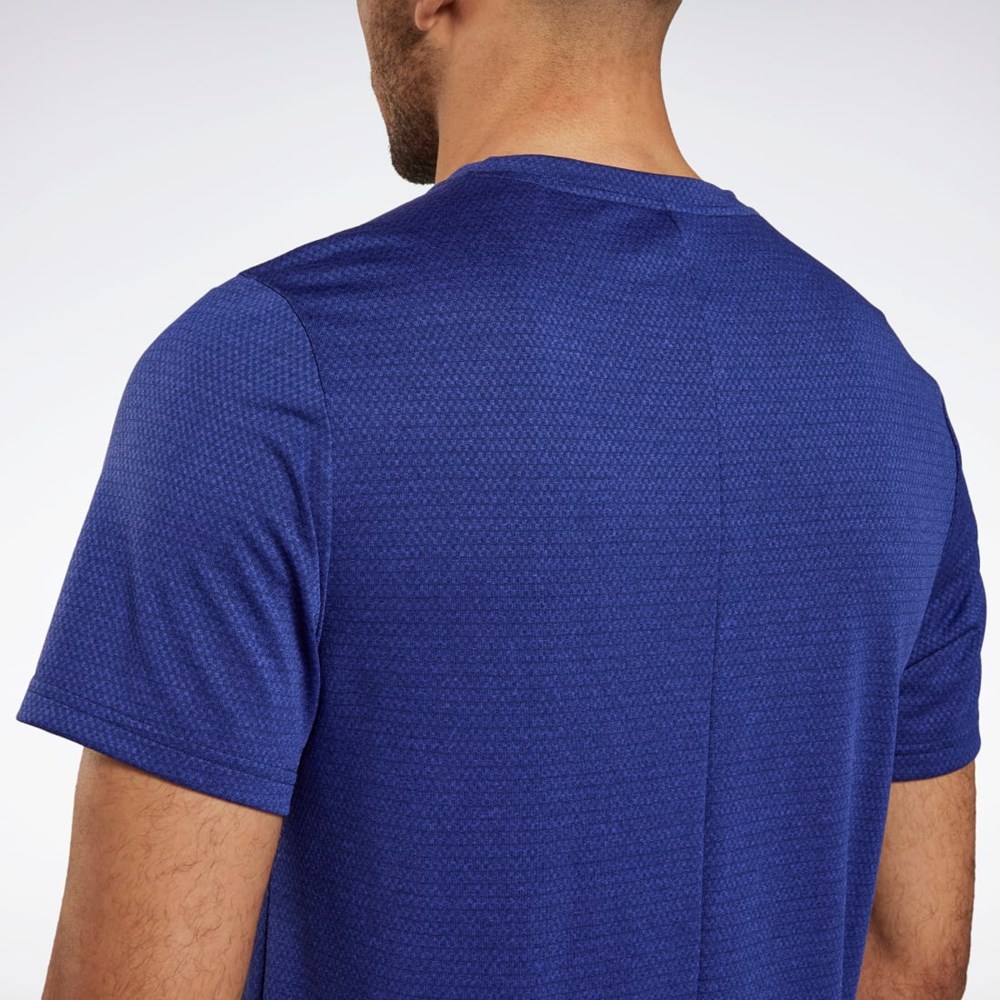 Reebok Workout Ready Mélange T-Shirt Fioletowe | CERO-64871