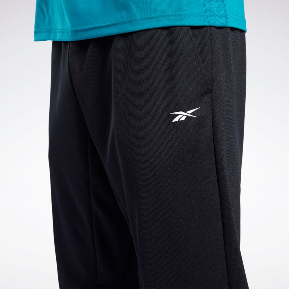 Reebok Workout Ready Pants Czarne | TRUV-81653